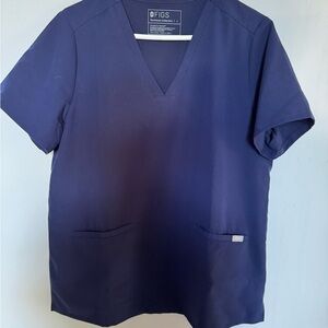 Figs Women's Navy Blue Top